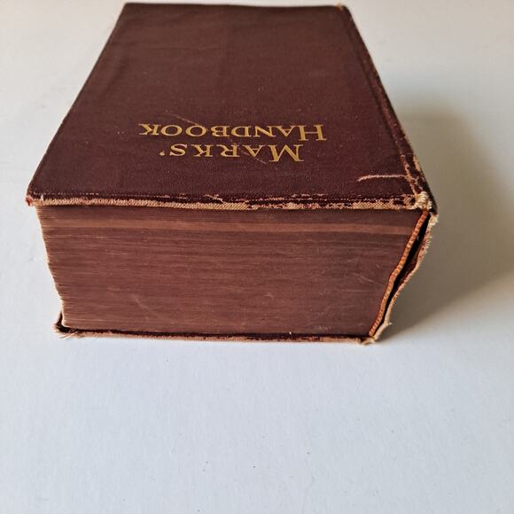 Marks' Handbook: Mechanical Engineers' Handbook 4th Ed L. S. Marks Thumb-Indexed - Picture 9 of 11